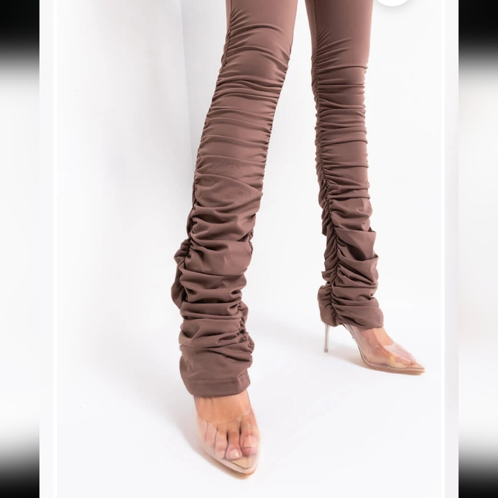 AKIRA Label Snatched Stacked High Rise Legging - Picture 6 of 8